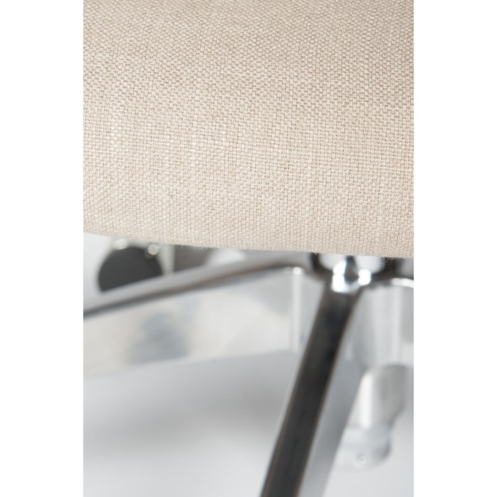 Кресло офисное "Мальта", бежевая ткань