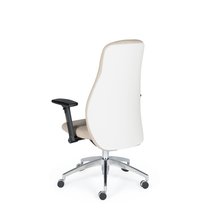 Кресло офисное "Мальта", бежевая ткань