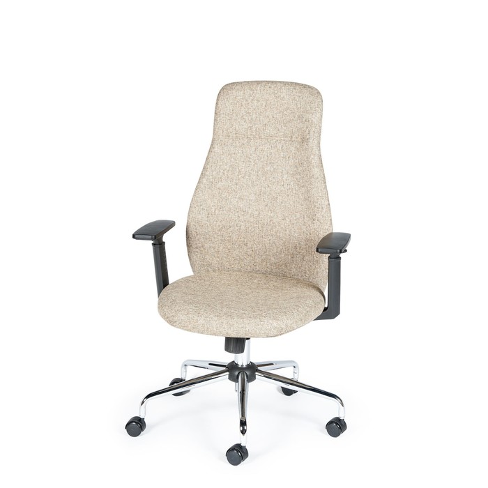 Кресло офисное "Милан", бежевая ткань