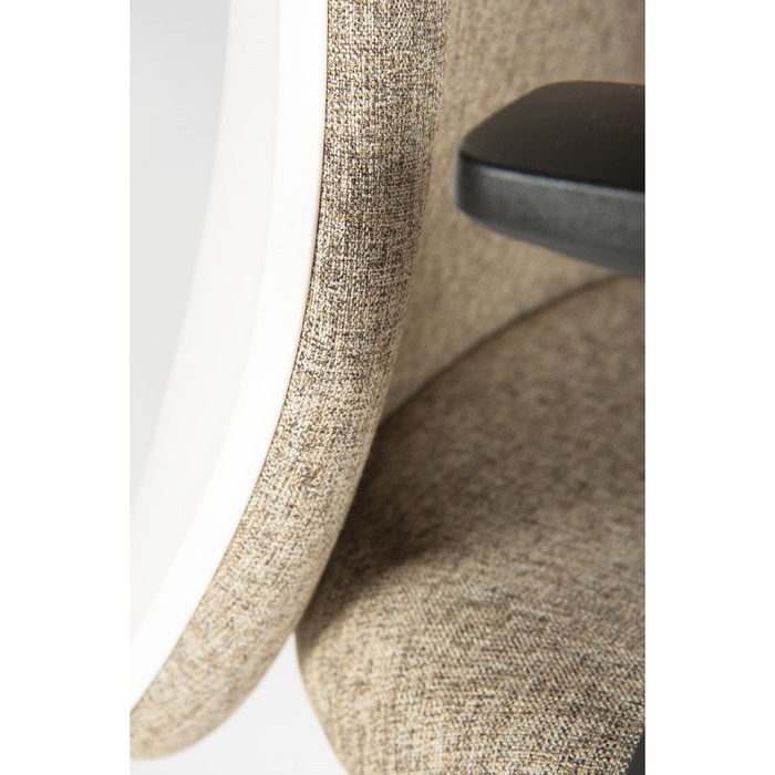 Кресло офисное "Милан", бежевая ткань