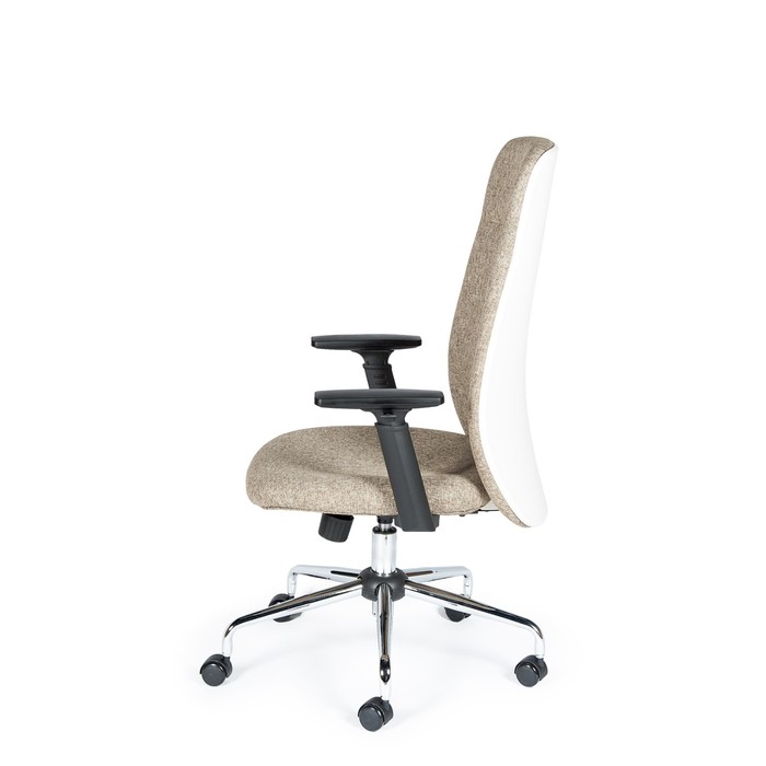 Кресло офисное "Милан", бежевая ткань