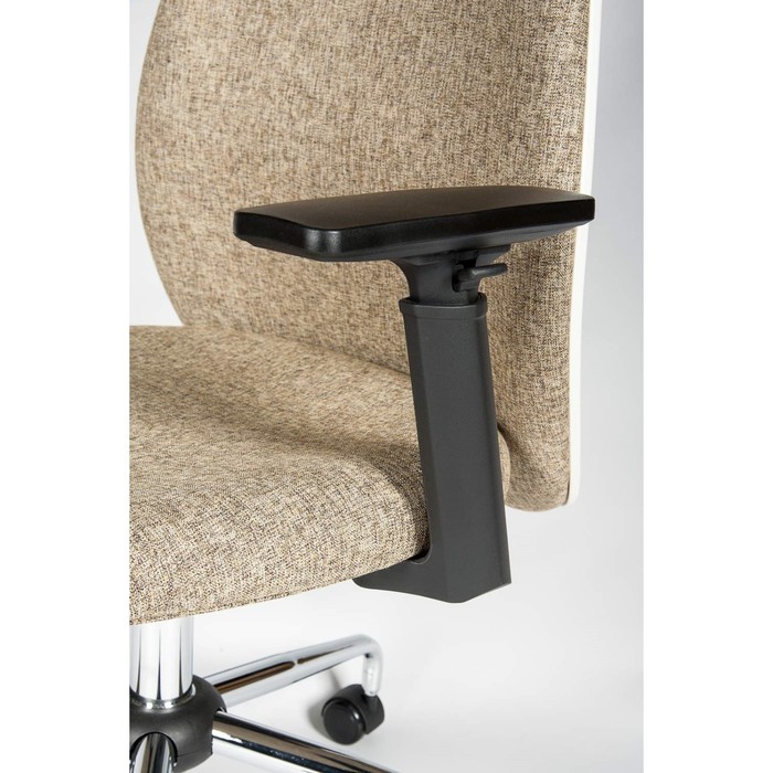 Кресло офисное "Милан", бежевая ткань
