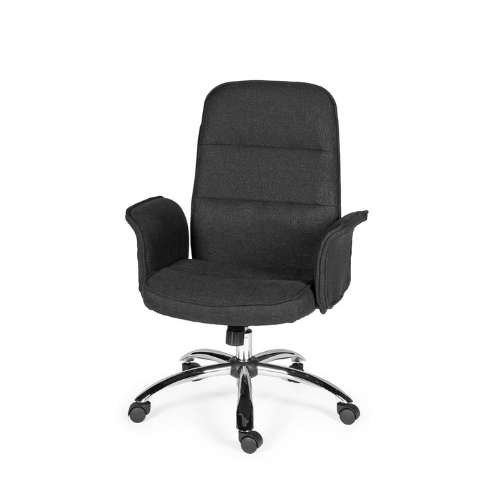 Кресло офисное "Торино", чёрная ткань