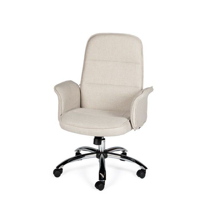 Кресло офисное "Торино" бежевая ткань