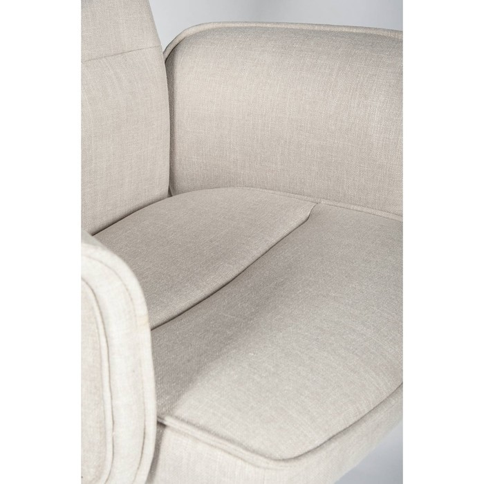 Кресло офисное "Торино" бежевая ткань