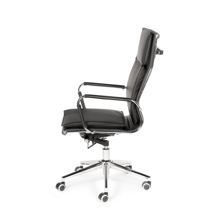 Кресло офисное "Харман", чёрная экокожа