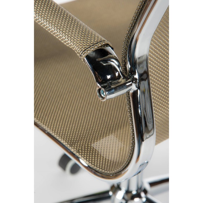 Кресло офисное "Хельмут",сталь/хром, бронзовая сетка