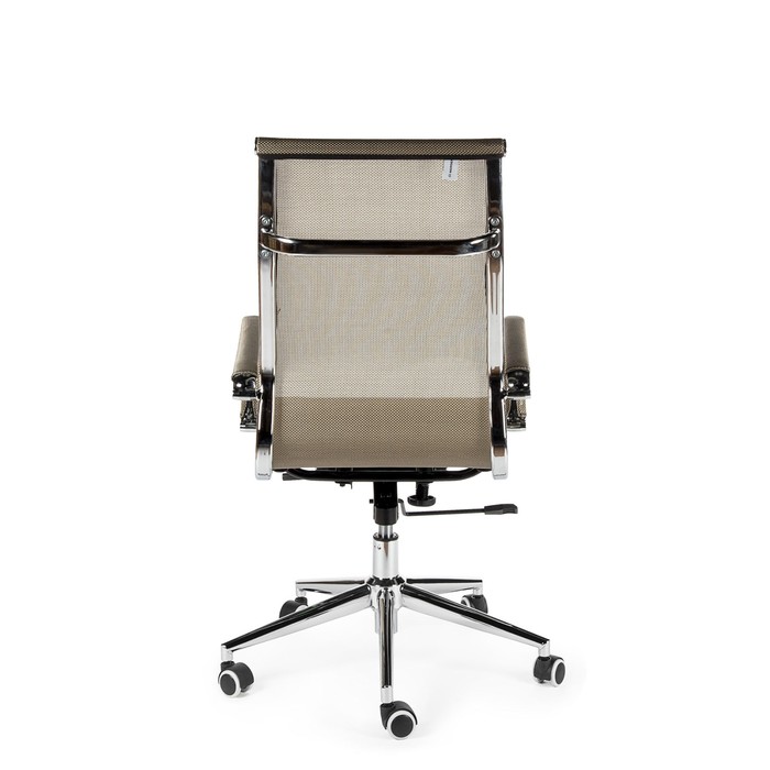 Кресло офисное "Хельмут",сталь/хром, бронзовая сетка