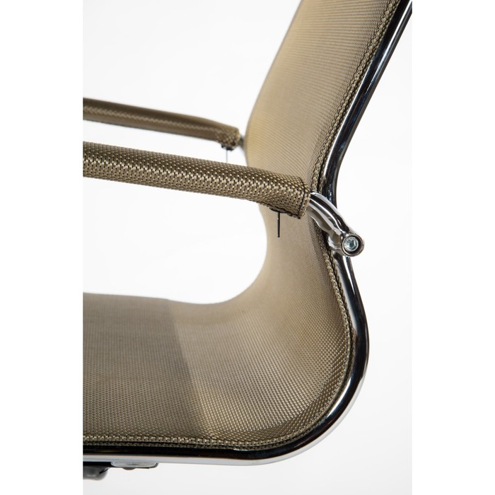 Кресло офисное "Хельмут",сталь/хром, бронзовая сетка