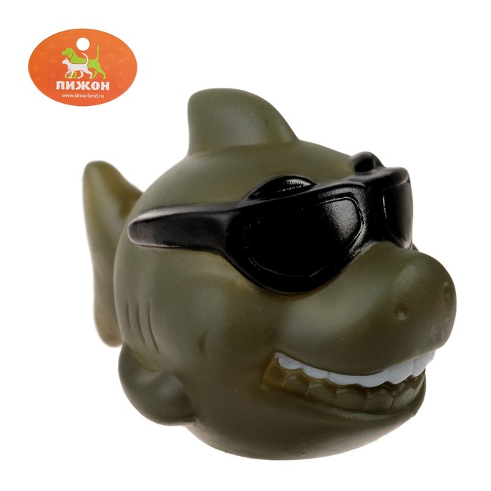 Игрушка пищащая "Акула", 9,5 х 5,5 х 7 см