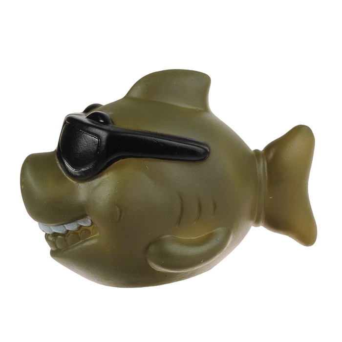 Игрушка пищащая "Акула", 9,5 х 5,5 х 7 см