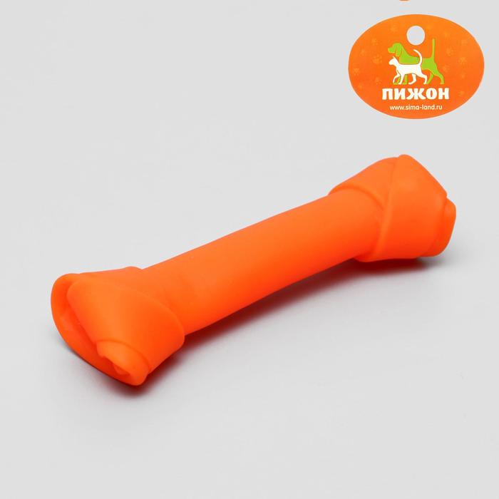 Игрушка пищащая "Кость-лакомство", 13 см, микс цветов