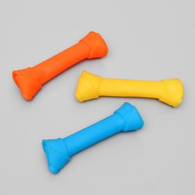 

Игрушка пищащая "Кость-лакомство" для собак, 13 см, микс цветов