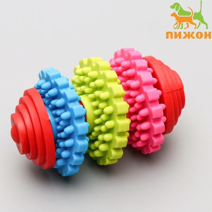 Игрушка литая "Шестеренки" (з вращающихся кольца), TPR, 7,5 см, микс цветов