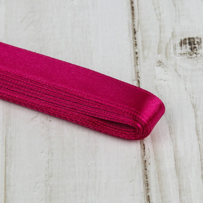 Лента атласная, 12мм, 5,4м, №027, цвет светло-лиловый