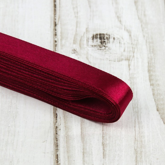 Лента атласная, 12мм, 5,4м, №028, цвет лиловый