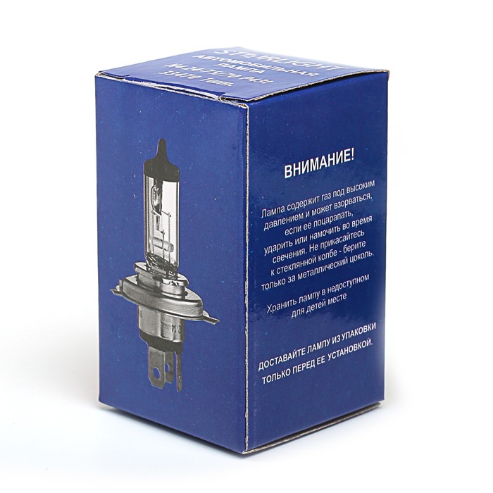 Лампа галогенная STARLIGHT, Н4 (р43t), 24 В, 75/70 Вт