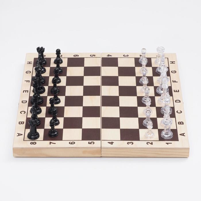 Шахматы "Классические" (доска дерево 29х29 см, фигуры пластик, король h=5.2 см)