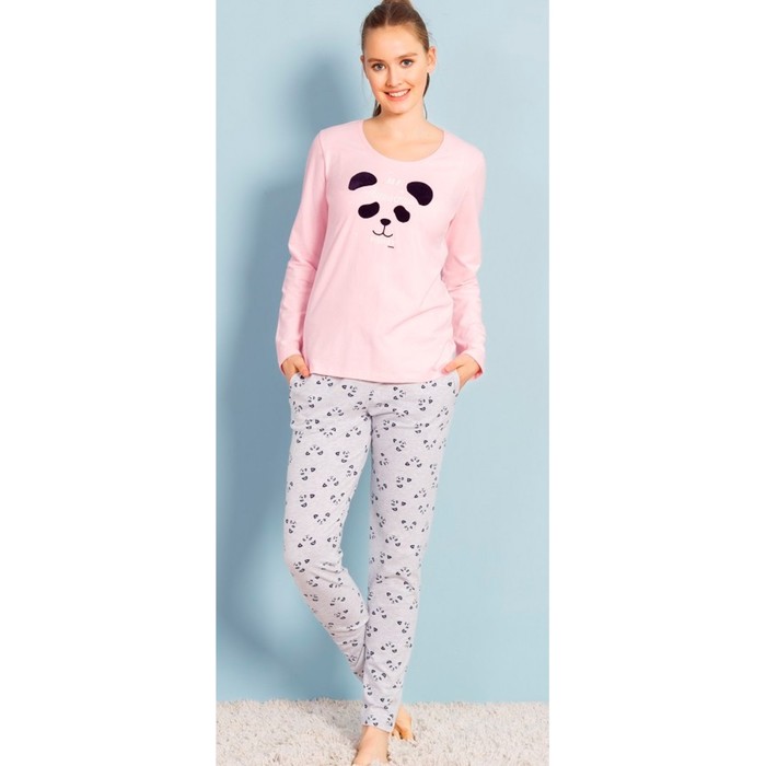 Комплект (джемпер, брюки) 706076 2064 цвет розовый, р-р 44 (S)