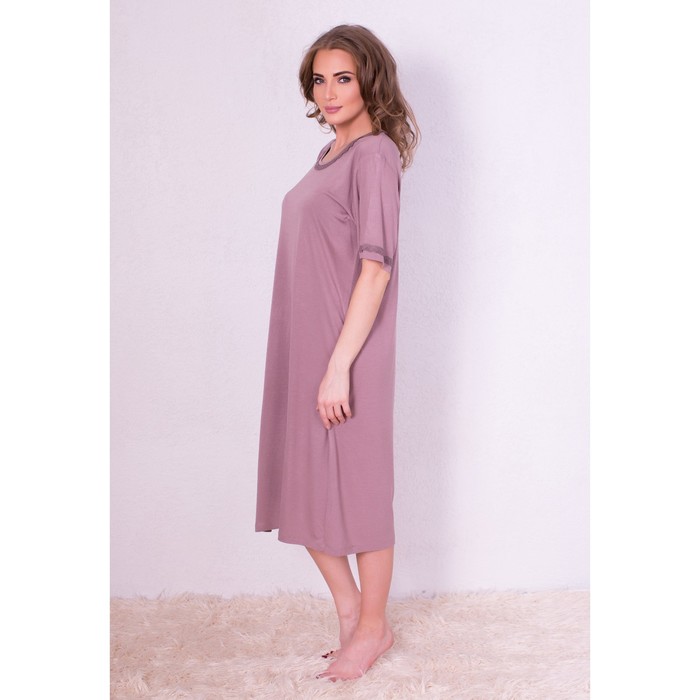 Сорочка женская 182004 цвет Какао, р-р 54 (3XL) вискоза