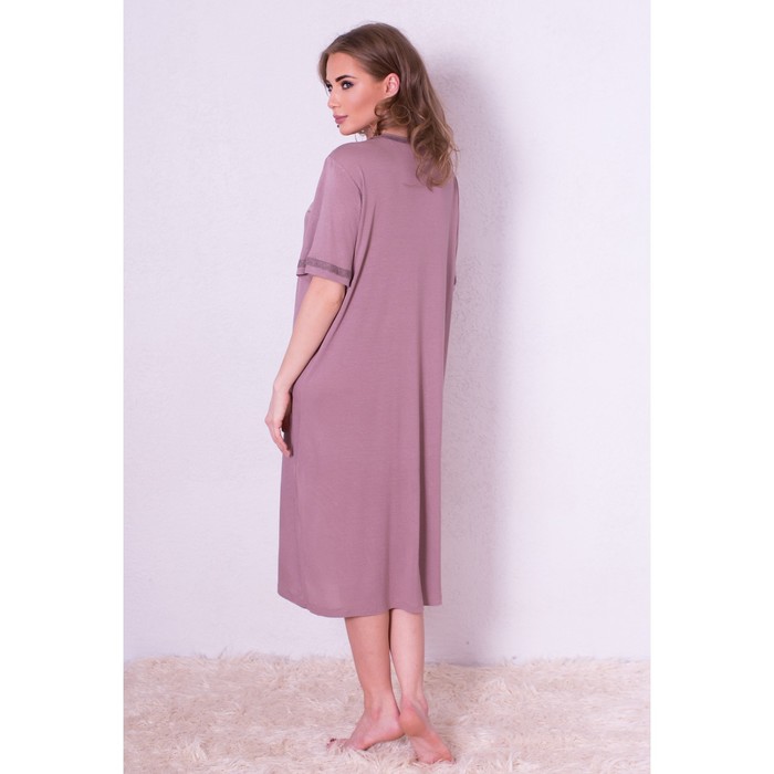 Сорочка женская 182004 цвет Какао, р-р 54 (3XL) вискоза