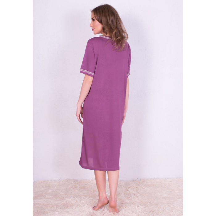 Сорочка женская 182004 цвет сиреневый, р-р 56 (4XL) вискоза
