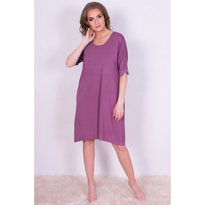 Сорочка женская 182005 цвет сиреневый, р-р 44 (S) вискоза