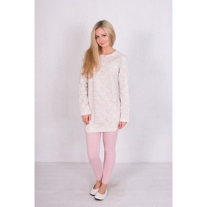 Комплект женский (джемпер, лосины) 166057 цвет розовый, р-р 44 (S)