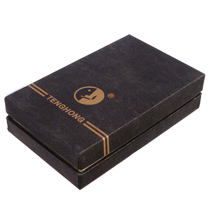 Зажигалка электронная, спираль, слайдер, USB в комп-те, чёрная, 7.5х12 см