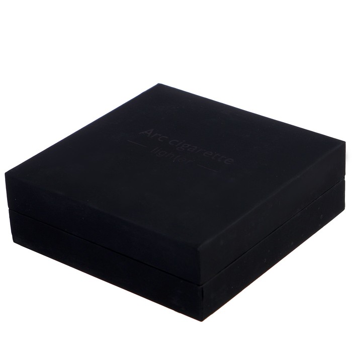 Зажигалка электронная, спираль, USB в комп-те, 2 функции, цвет стали, 3.5х10х10 см