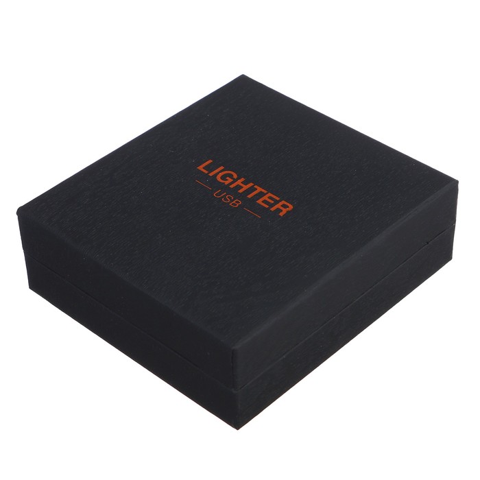 Зажигалка электронная «Футуризм, дуговая, USB в комп-те, 2 функции, белая, 3.5х10х10 см