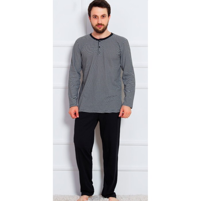 Пижама мужская 704198 2827 цвет серый, р-р 48 (L)