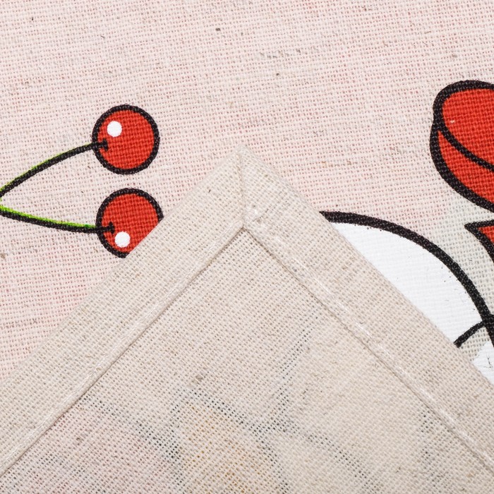 Полотенце полулён "Хрюшкин пирог" 45х60 см, 160 г/м2, 50% лён,50% хлопок, шелкография