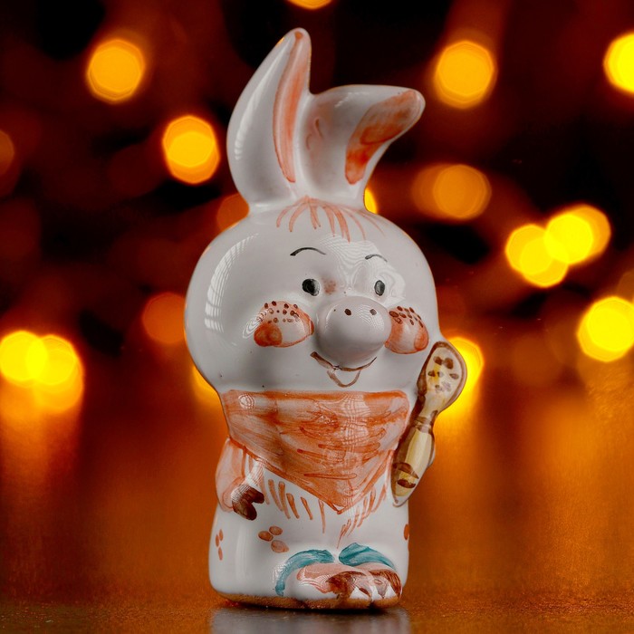 Сувенир "Пятачок" 7см майолика