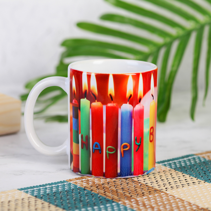 Кружка «Happy birthday! Свечи»