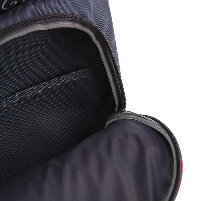 Рюкзак каркасный BagFashion 36*34*17 660 дев "Котенок с рюкзаком", серый