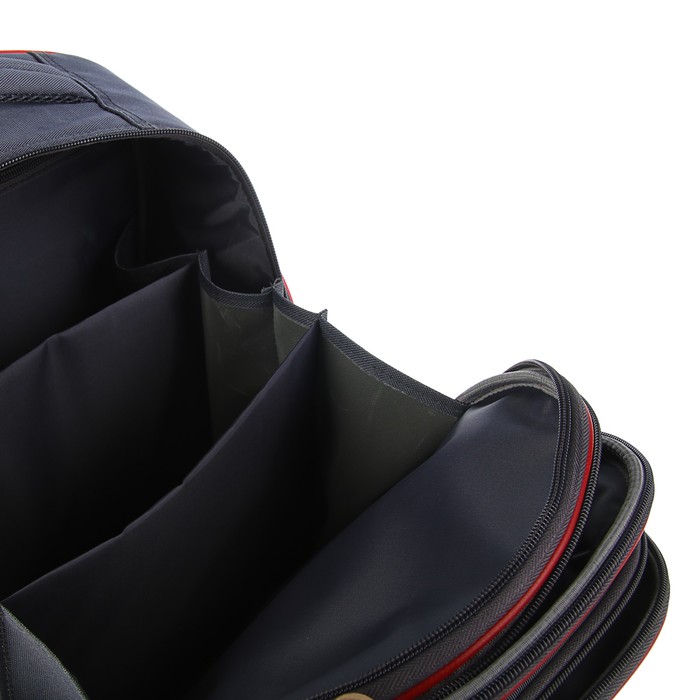 Рюкзак каркасный BagFashion 36*34*17 660 дев "Кошка черная", серый