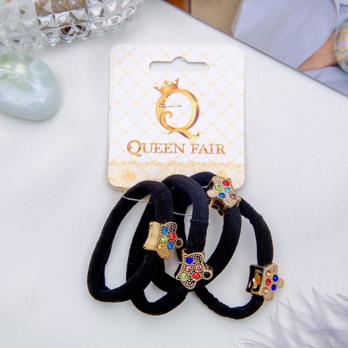 Резинка для волос "Цветная сказка" (цена за штуку) корона