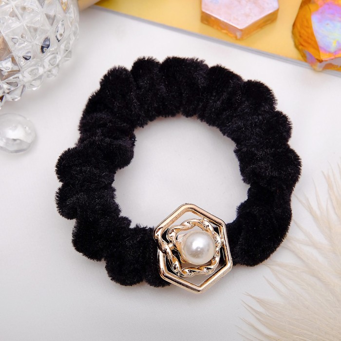 Резинка для волос "Ажурная геометрия" шестиугольник