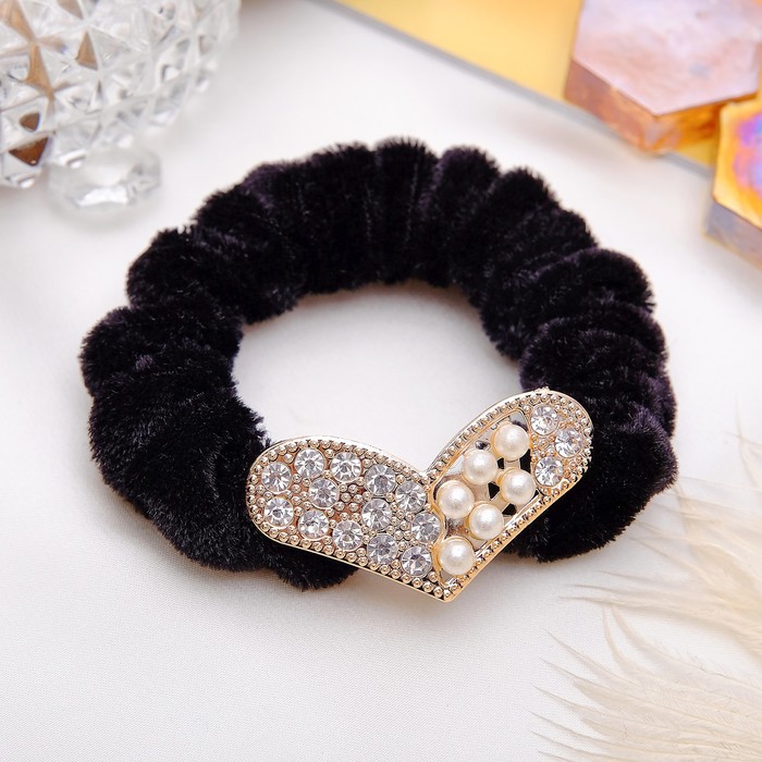 Резинка для волос "Сияние" сердечко