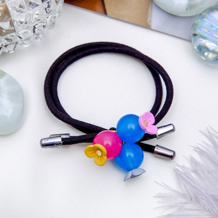 Резинка для волос "Ника" ягоды, микс