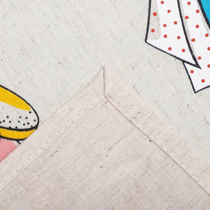 Кухонный набор "Бабушкин суп " (полотенце 45х60,прихватка 18х18) 160 г/м2, 50% лён,50% хл