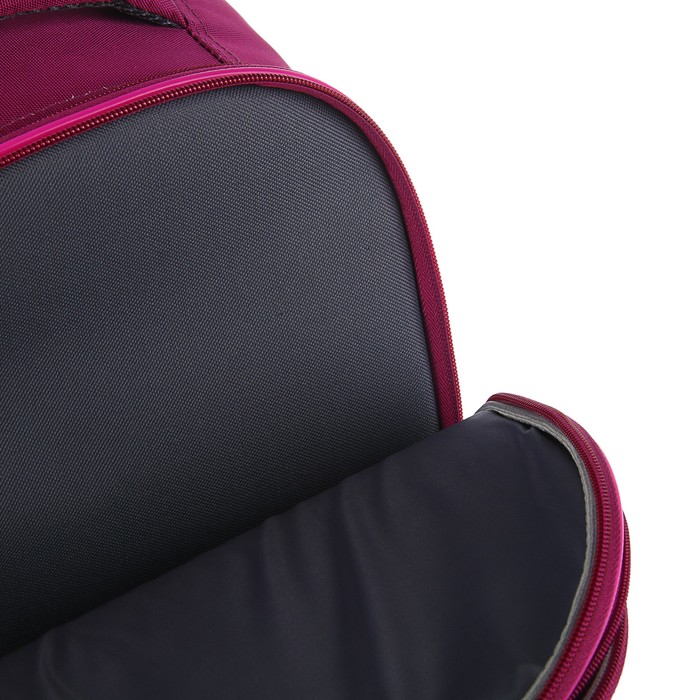 Рюкзак каркасный BagFashion 36*34*17 660 дев "Пони", бордо