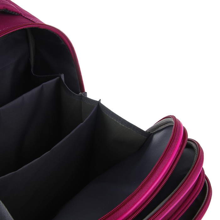 Рюкзак каркасный BagFashion 36*34*17 660 дев "Пони", бордо