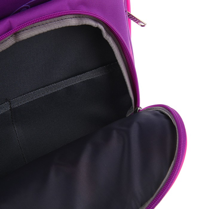 Рюкзак каркасный BagFashion 36*34*17 660 дев "Пони", фиолетовый