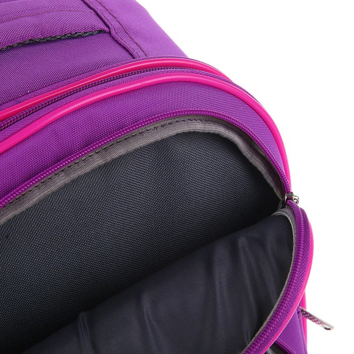 Рюкзак каркасный BagFashion 36*34*17 660 дев "Пони", фиолетовый