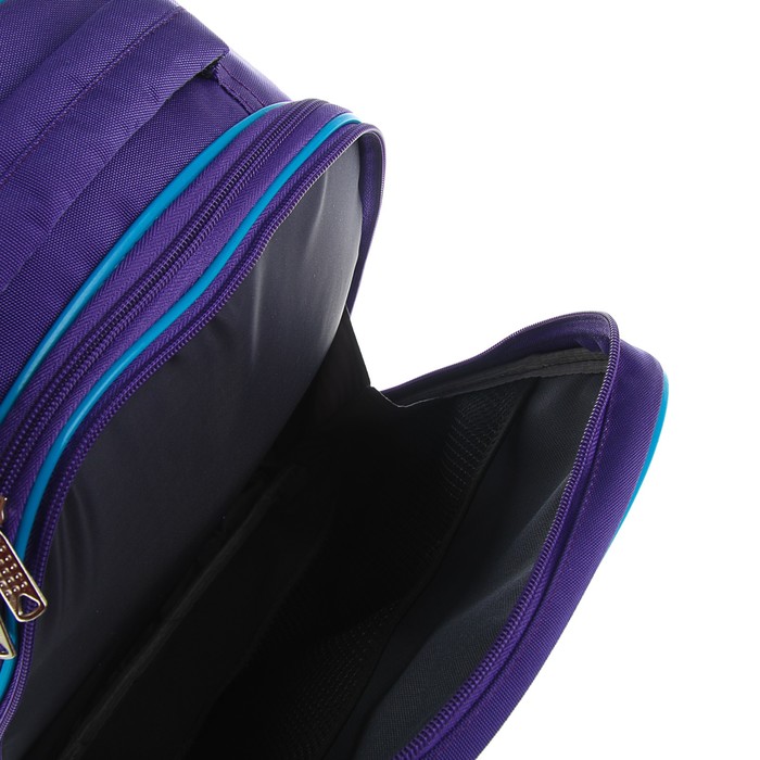 Рюкзак каркасный BagFashion 36*28*19 911 дев "Девочка на мото", фиолетовый