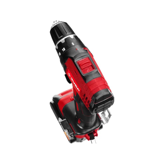 Дрель-шуруповерт "ЗУБР" ДА-14.4-2-Ли КНМ2, 14.4 В, Li-Ion, 2х1.5 Ач, 350/1350 об/мин, кейс