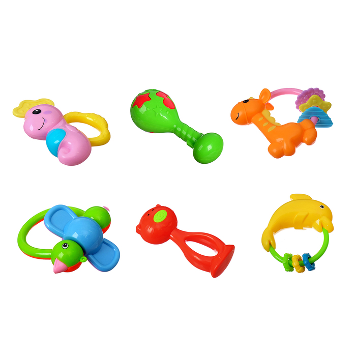 Набор погремушек, 6 шт.