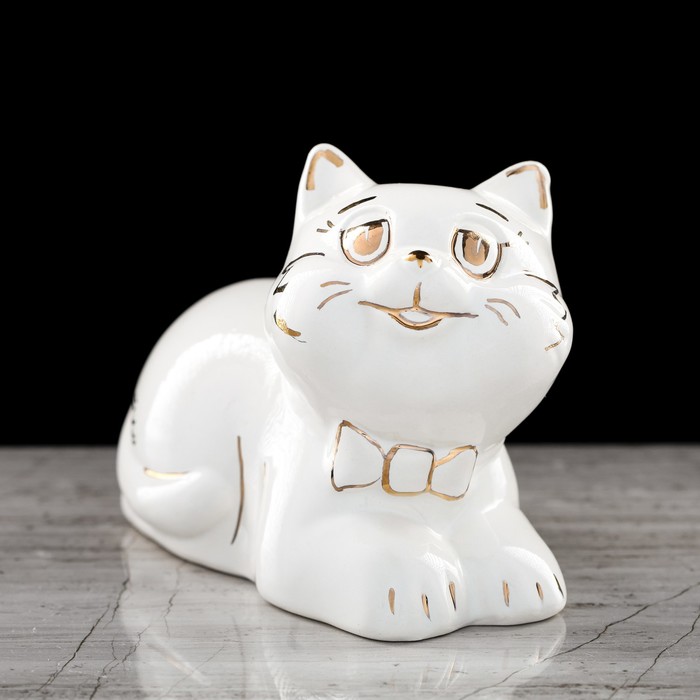 Копилка "Кот Томас" золото